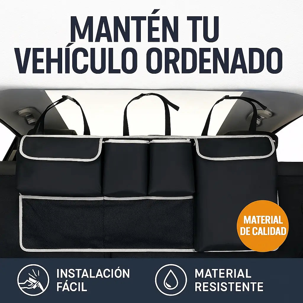 Organizador de Auto Pro - Abrocha, Ajusta y Usa al instante