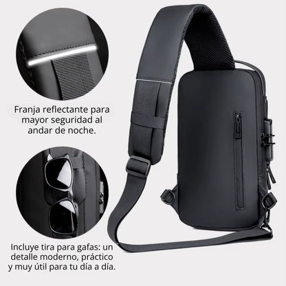 Bolso Antirrobo Pro - Protección, Estilo y Energía para Acompañarte en Cada Paso.