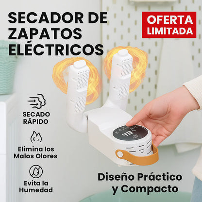Secador De Zapatos Eléctrico Portátil - Seca, Desodoriza y Cuida