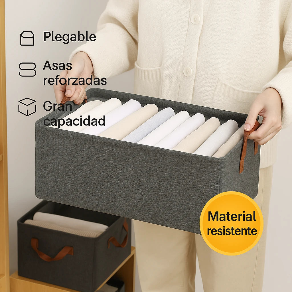 Combo X3 Cajas Organizadoras De Ropa