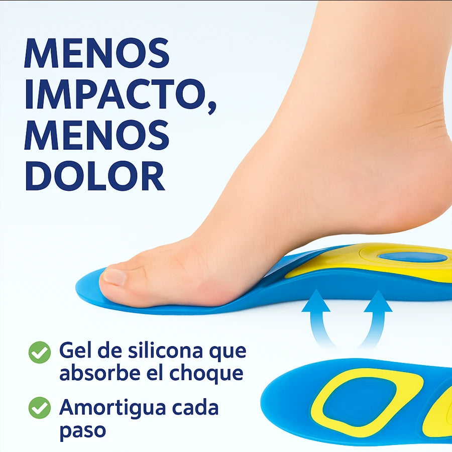 Plantillas Ortopedicas Gel-Ajustables,comodas, antidoloras.