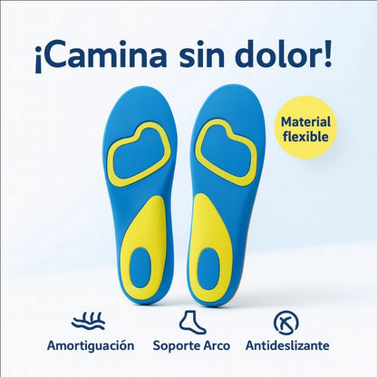 Plantillas Ortopedicas Gel-Ajustables,comodas, antidoloras.