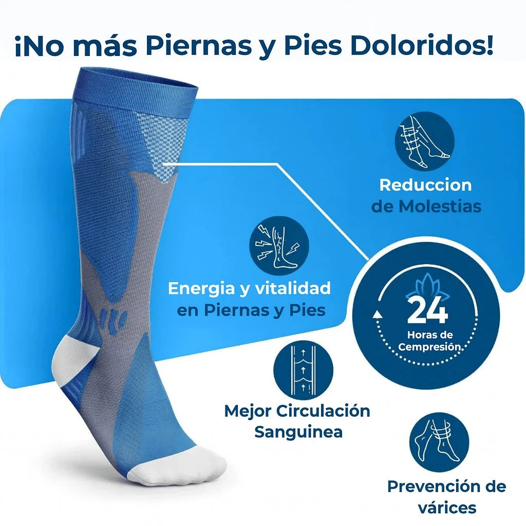Medias Compresión Confort Plus™ - Recomendadas por profesionales