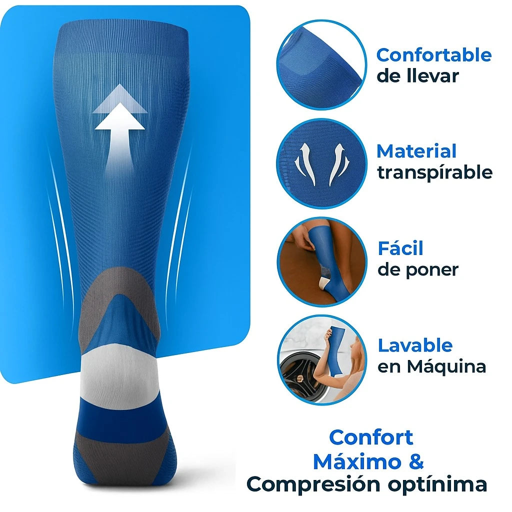 Medias Compresión Confort Plus™ - Recomendadas por profesionales