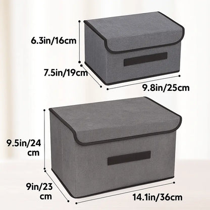 Combo X3 Cajas Organizadoras De Ropa