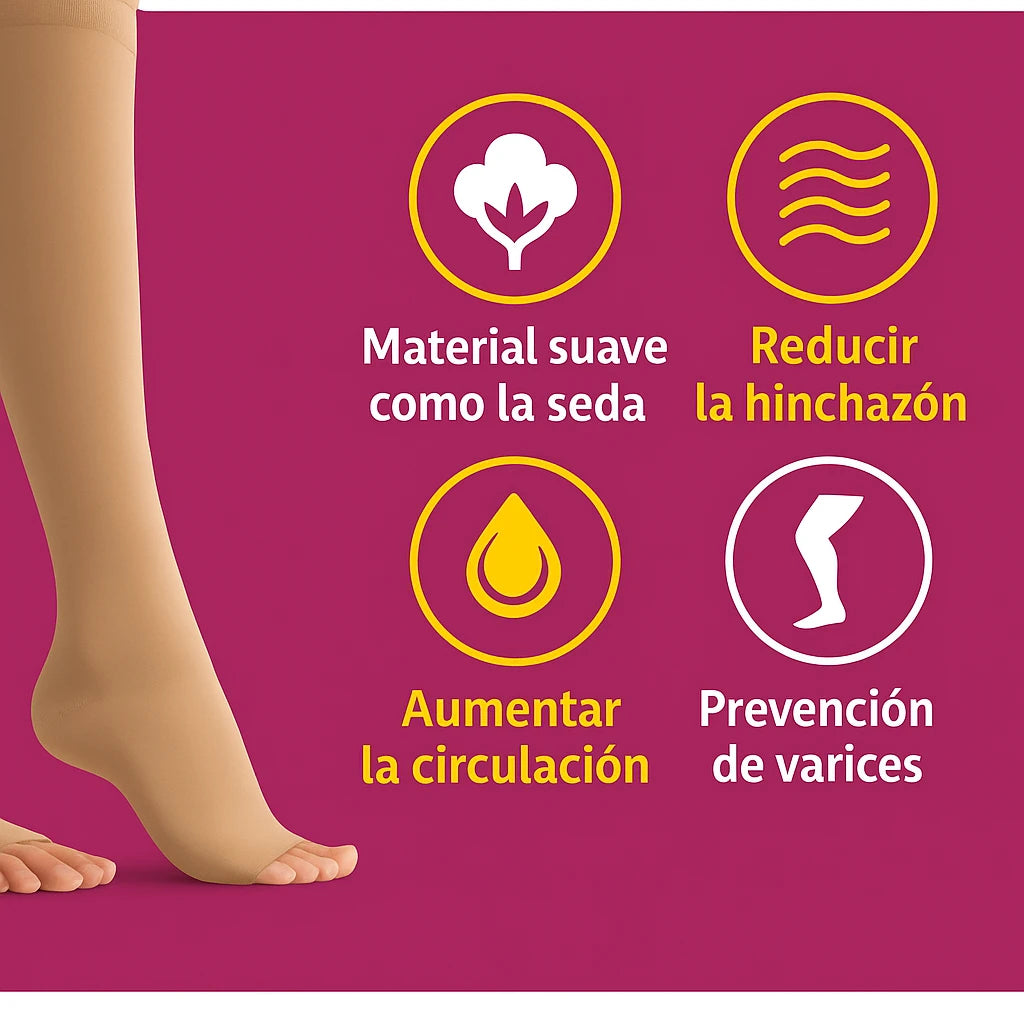 Medias Compresión Confort Plus™ - Recomendadas por profesionales
