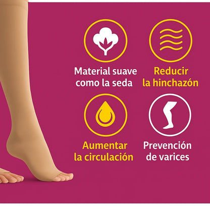 Medias Compresión Confort Plus™ - Recomendadas por profesionales