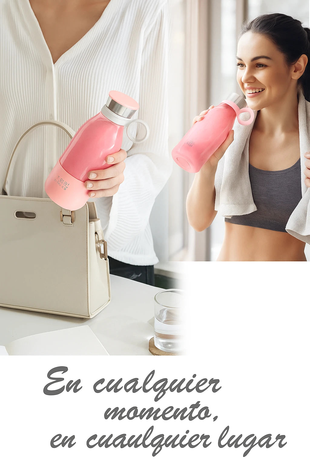 LICUADORA PORTÁTIL RECARGABLE 350ML